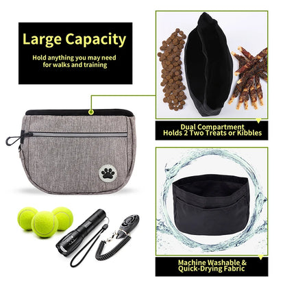 Portable Dog Training Waist Bag – Perfect for Treats, Snacks, and Rewards.