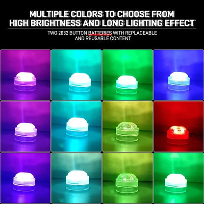 1Set Remote Control Car LED Interior Ambient Light