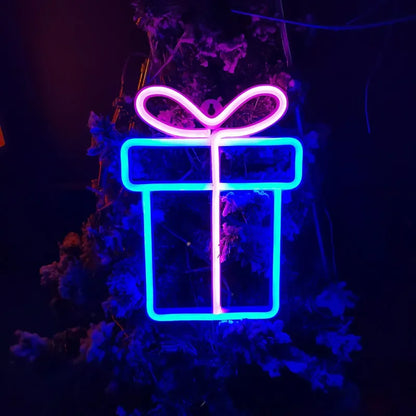 Magical Christmas Neon Sign: Santa's Night Light