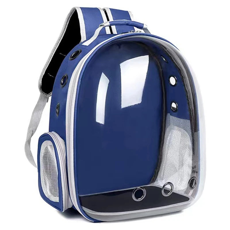 Pet Carrier Backpack Transparent Capsule Bubble Pet Backpack Small Animal Puppy Kitty Bird Breathable Pet Carrier for Travel