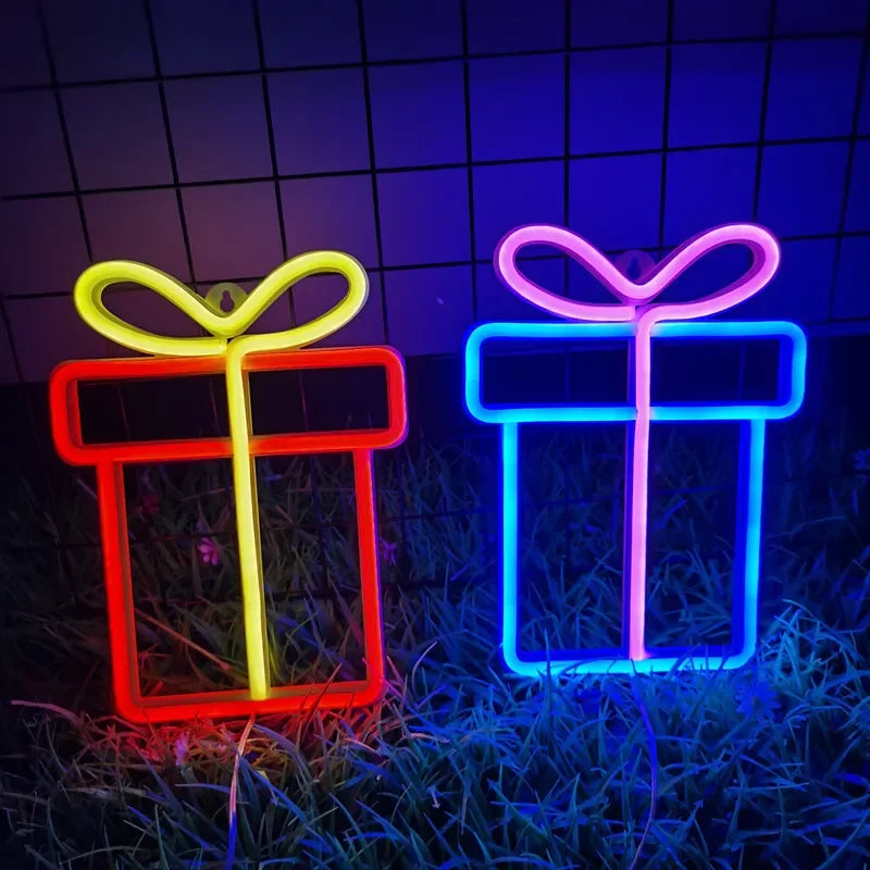 Magical Christmas Neon Sign: Santa's Night Light