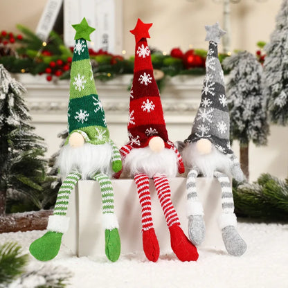 30cm Glowing Gnome Christmas Ornaments 2024, Faceless Plush Dolls, New Year Gift.