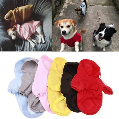 Autumn Winter Warm Dog Clothes Adidog Dog Hoodies Pet Warm Coat for Medium Large Dog Jacket Sweater Puppy French Bulldog Clothes