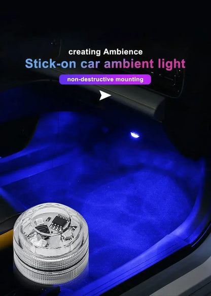 1Set Remote Control Car LED Interior Ambient Light