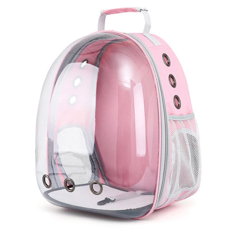 Pet Carrier Backpack Transparent Capsule Bubble Pet Backpack Small Animal Puppy Kitty Bird Breathable Pet Carrier for Travel