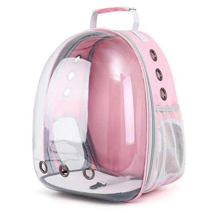 Pet Carrier Backpack Transparent Capsule Bubble Pet Backpack Small Animal Puppy Kitty Bird Breathable Pet Carrier for Travel