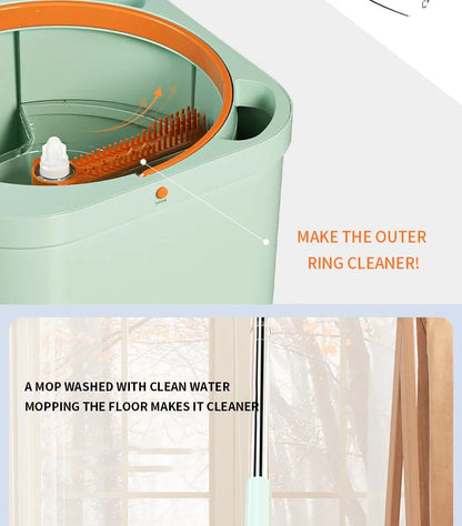 Rotating Mop Microfibers Mop and Bucket Set Floor Washing Mops Triangle Window Washing Mop Household Cleaning Tools for Home