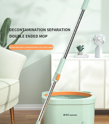 Rotating Mop Microfibers Mop and Bucket Set Floor Washing Mops Triangle Window Washing Mop Household Cleaning Tools for Home