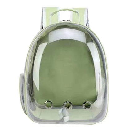 Pet Carrier Backpack Transparent Capsule Bubble Pet Backpack Small Animal Puppy Kitty Bird Breathable Pet Carrier for Travel