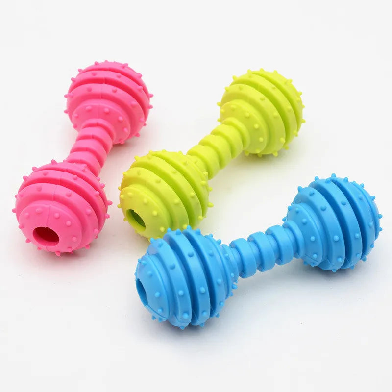 1pc Fashion Pet Chew Toy Soft Rubber Bite-resistance Bone Shape Teeth Grinding Chewing Toys for Small Dogs Training Pet Supplies