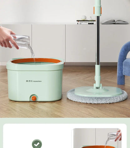 Rotating Mop Microfibers Mop and Bucket Set Floor Washing Mops Triangle Window Washing Mop Household Cleaning Tools for Home