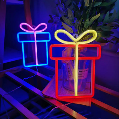 Magical Christmas Neon Sign: Santa's Night Light