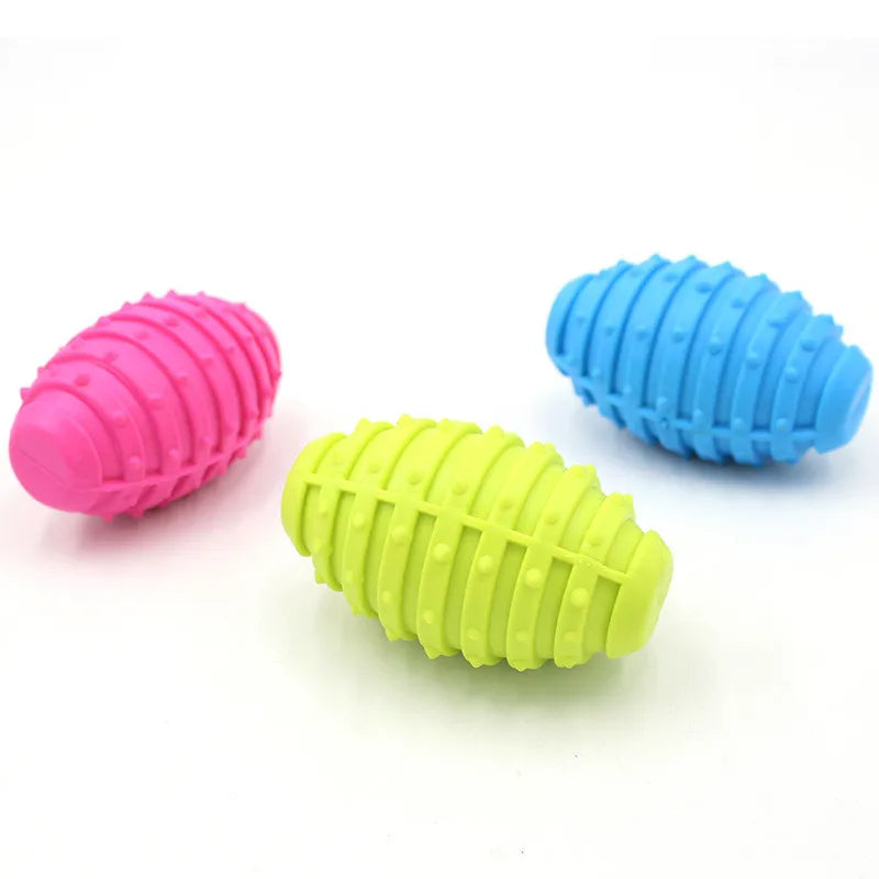 1pc Fashion Pet Chew Toy Soft Rubber Bite-resistance Bone Shape Teeth Grinding Chewing Toys for Small Dogs Training Pet Supplies