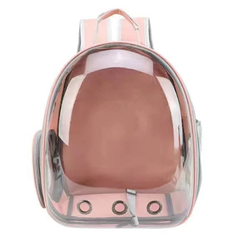 Pet Carrier Backpack Transparent Capsule Bubble Pet Backpack Small Animal Puppy Kitty Bird Breathable Pet Carrier for Travel