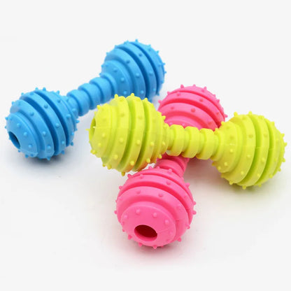 1pc Fashion Pet Chew Toy Soft Rubber Bite-resistance Bone Shape Teeth Grinding Chewing Toys for Small Dogs Training Pet Supplies