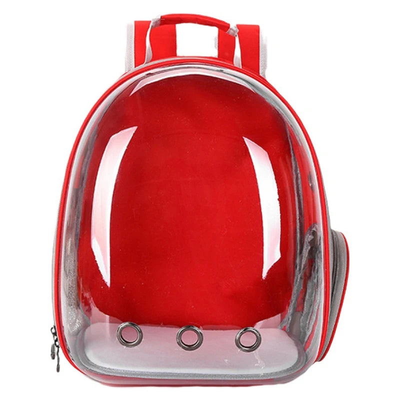 Pet Carrier Backpack Transparent Capsule Bubble Pet Backpack Small Animal Puppy Kitty Bird Breathable Pet Carrier for Travel