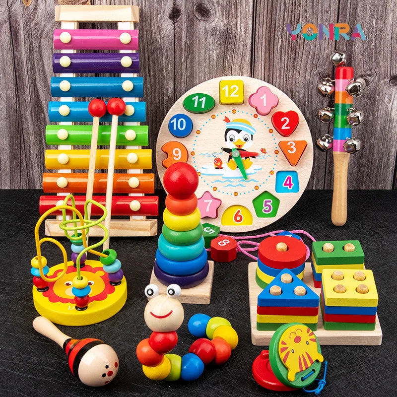 Wooden Joy 9-in-1 Instrument Kit