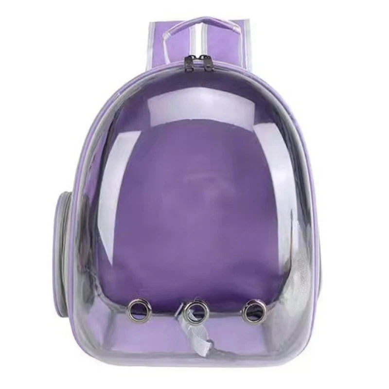 Pet Carrier Backpack Transparent Capsule Bubble Pet Backpack Small Animal Puppy Kitty Bird Breathable Pet Carrier for Travel