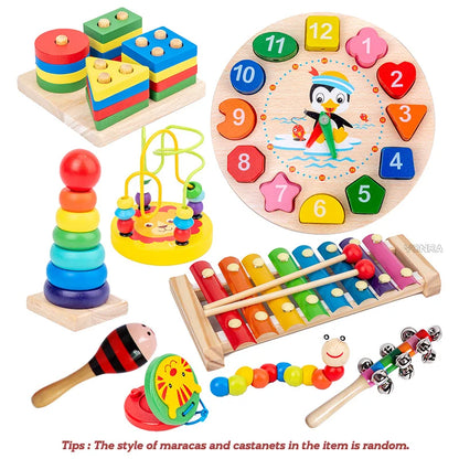 Wooden Joy 9-in-1 Instrument Kit