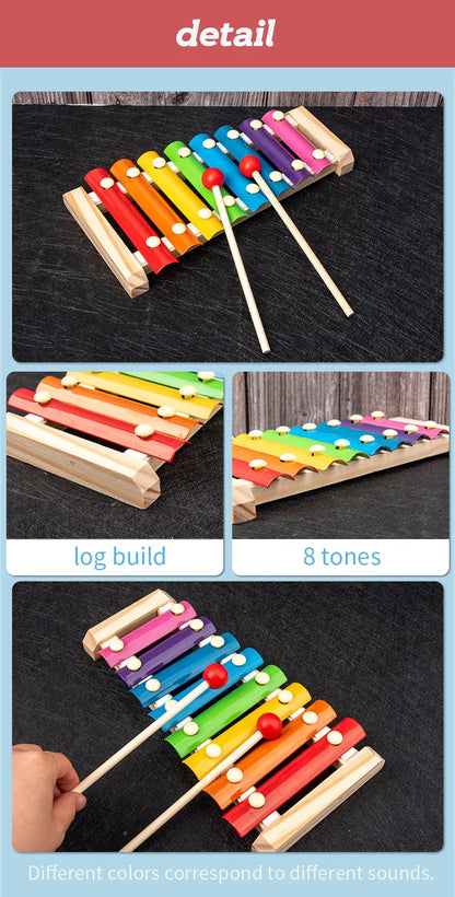 Wooden Joy 9-in-1 Instrument Kit