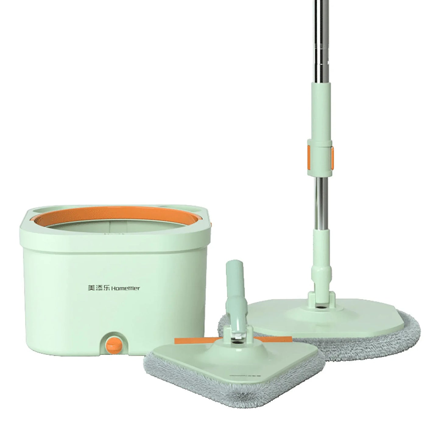 Rotating Mop Microfibers Mop and Bucket Set Floor Washing Mops Triangle Window Washing Mop Household Cleaning Tools for Home