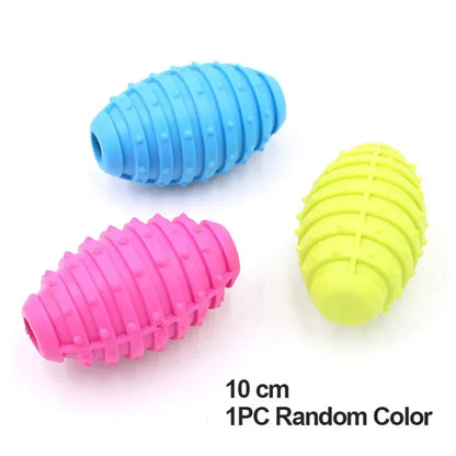 1pc Fashion Pet Chew Toy Soft Rubber Bite-resistance Bone Shape Teeth Grinding Chewing Toys for Small Dogs Training Pet Supplies