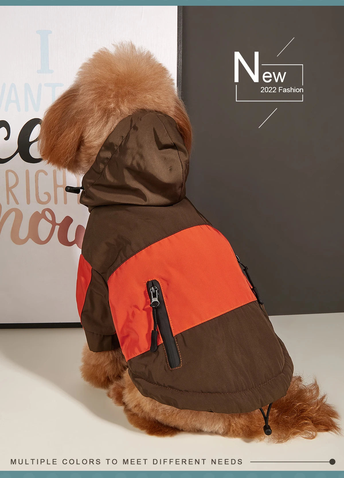 Winter Dog Jacket Thickened Fleece Warm Dog Clothes Waterproof Raincoat French Bulldog Puppy Coat Windproof Big Dog Clothing